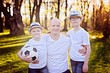© Daniel Jędzura - Happy father and sons portrait