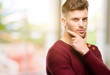 © Krakenimages.com - Handsome young man doubt expression, confuse and wonder concept, uncertain future