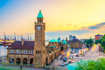 Wall Mural - Hamburg Sunset 