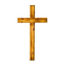 Wooden Cross On White Background