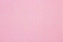 Pink Polka Dots Pattern Background, Top View