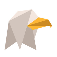 Poster - Abstract low poly eagle icon