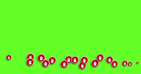 Wall Mural - animation modern abstract mouse icons motion background.