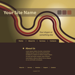 Wall Mural - website template