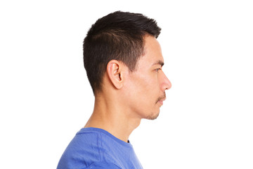 Wall Mural - Profile of older asian man