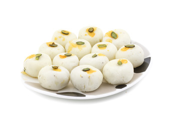 Indian sweet peda also called pedha, pera or peday is a prepared in thick, semi-soft pieces. the main ingredients are khoya, sugar and flavorings, including cardamom seeds, pistachio nuts and saffron