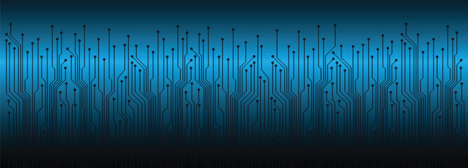 binary circuit board future technology, blue cyber security concept background, abstract hi speed di