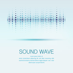 Wall Mural - sound wave