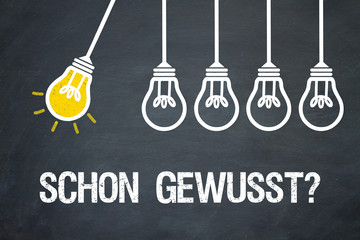 Sticker - schon gewusst? / Lampen / Konzept