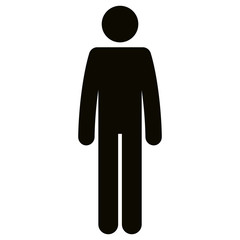 figure human silhouette avatar vector illustration design