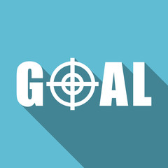 Aufkleber - Business concept goal illustration