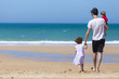 © jos_persona - Dad and daughters in the beach