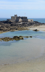 Poster - Fort National bei Saint-Malo, Bretagne