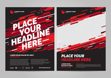 Poster Design Sports Invitation Template. Can Be Adapt To Brochure, Annual Report, Magazine, Poster.