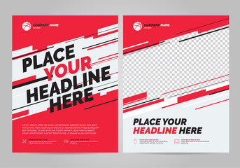 Wall Mural - Flyer design sports invitation template. Can be adapt to Brochure, Annual Report, Magazine, Poster.