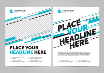 Wall Mural - Flyer design sports invitation template. Can be adapt to Brochure, Annual Report, Magazine, Poster.