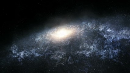 Wall Mural - loopable galaxy flyby