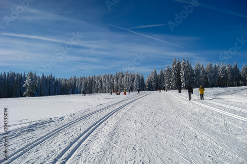 Dekoracja na wymiar  fantastyczny-zimowy-krajobraz-i-szlaki-w-rudawach-narciarstwo-biegowe-na-sniegu