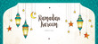 © Anna Pogulyaeva - Vector card for Ramadan Kareem greeting.