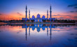 Sonnenuntergang Sheikh Bin Zayed Grand Mosque