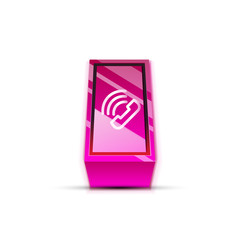 Wall Mural - Vector phone support web button