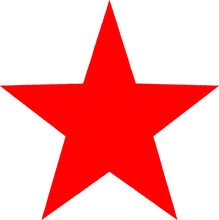 Abstract Red Star