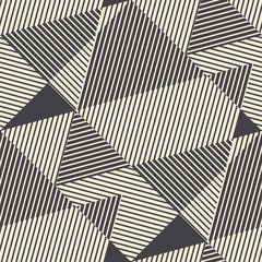 Wall Mural - striped modern geometric seamless pattern.