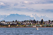 A view of the City of Everett from the Puget Sound