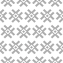 Poster - Vector seamless aztec pattern, geometric pattern