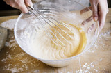 Fototapeta  - Cake batter food photography receipe idea