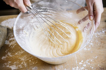 Cake Batter Food Photography Receipe Idea