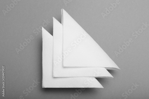 Download White Restaurant Tissue Mockup Clean Napkin Stock Photo Adobe Stock