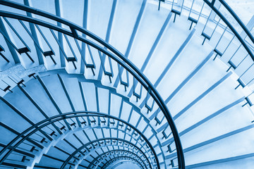 Canvas Print - spiral staircase closeup