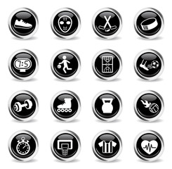 Sticker - sport icon set