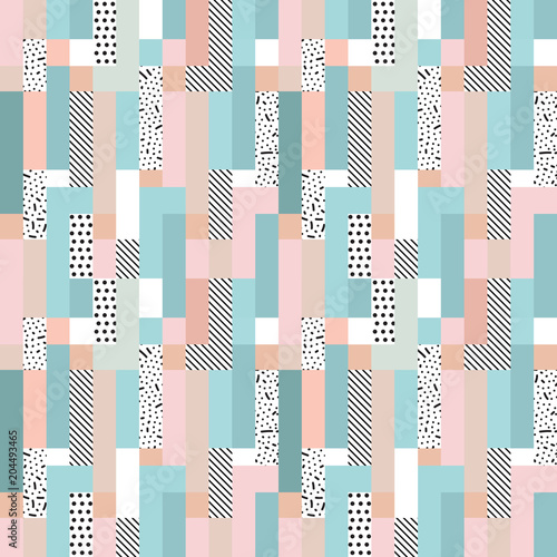 Obraz w ramie Abstract geometric pattern