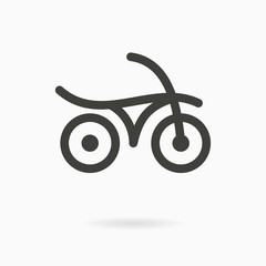 Poster - Bicycle - vector icon