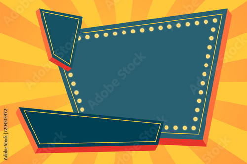 Fotomural BannerVintage01Vintage 50s background banner with copy space for text