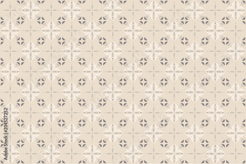 Decorative Seamless Pattern, Abstract Background Pattern - Repetitive Illustr...