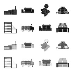 Wall Mural - Machine, equipment, spinning, and other web icon in black,monochrome style., Appliances, inventory, textiles icons in set collection.