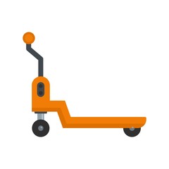 Sticker - Warehouse loader icon. Flat illustration of warehouse loader vector icon for web