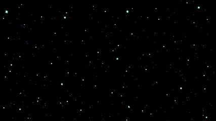 stars sky night vector illustration