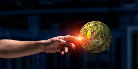 Wall Mural - idea of earth creation