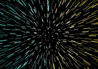 Wall Mural - motion space stars background