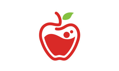 Bubble Chemical Liquid Apple Lab Science logo design inspiration