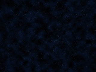 Wall Mural - Dark blue night sky with bright stars and clouds