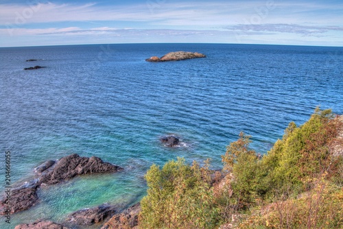 Fotografie, Obraz Pukaskwa National Park is on the Shores of Lake Superior in Northern Ontario, Ca
