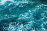 Fototapeta  - hazardous waves on the mediterranean sea