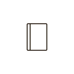 Poster - notebook icon. sign design