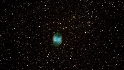 Wall Mural - The colorful Dumbbell Nebula in outer space