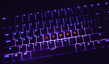 Computer Keyboard With Ultra Backlight ,gamer Concept